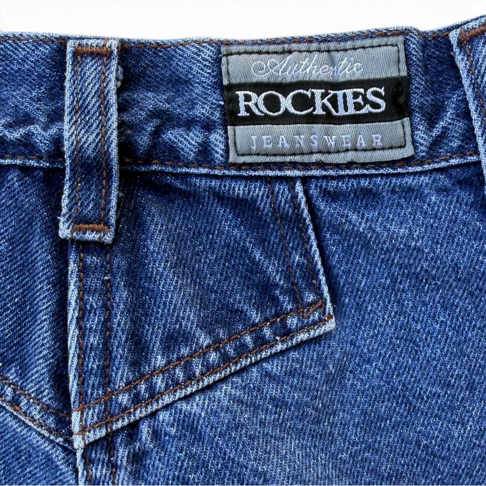 Vintage Rockies High Rise Western Jeans Women’s 26x30’ Cowgirl Rodeo Denim USA - Picture 7 of 8